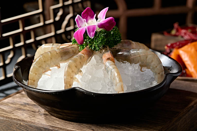 川渝火锅涮品食材生鲜大明虾图片