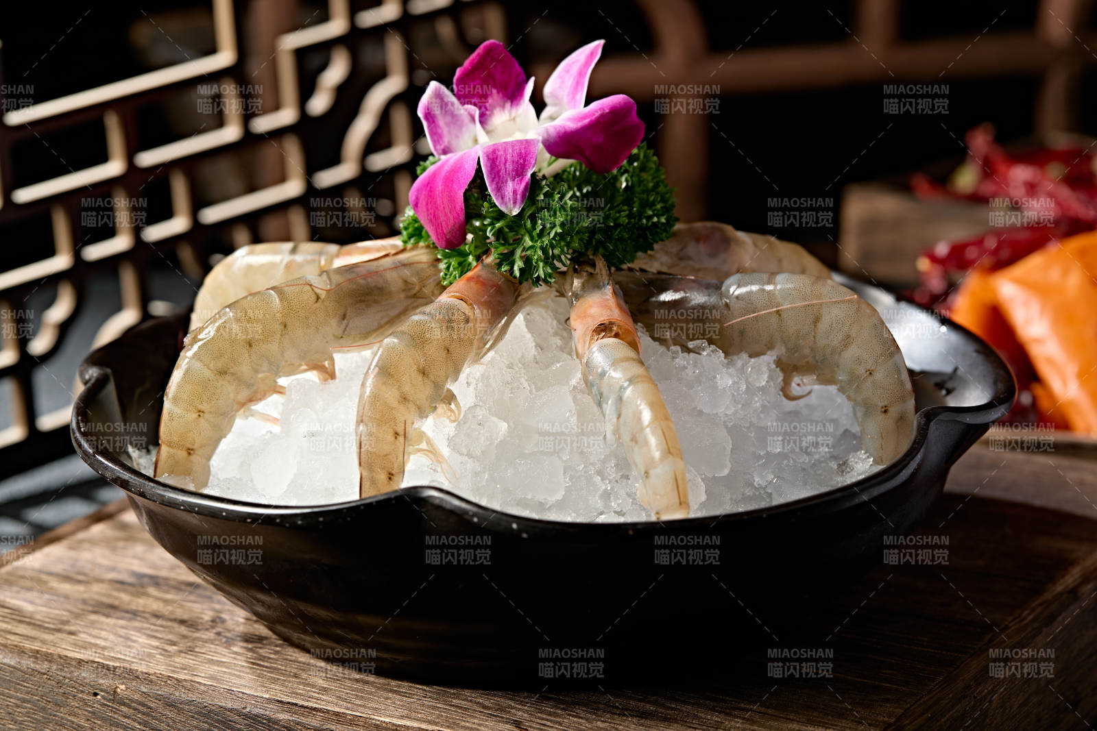 川渝火锅涮品食材生鲜大明虾图片