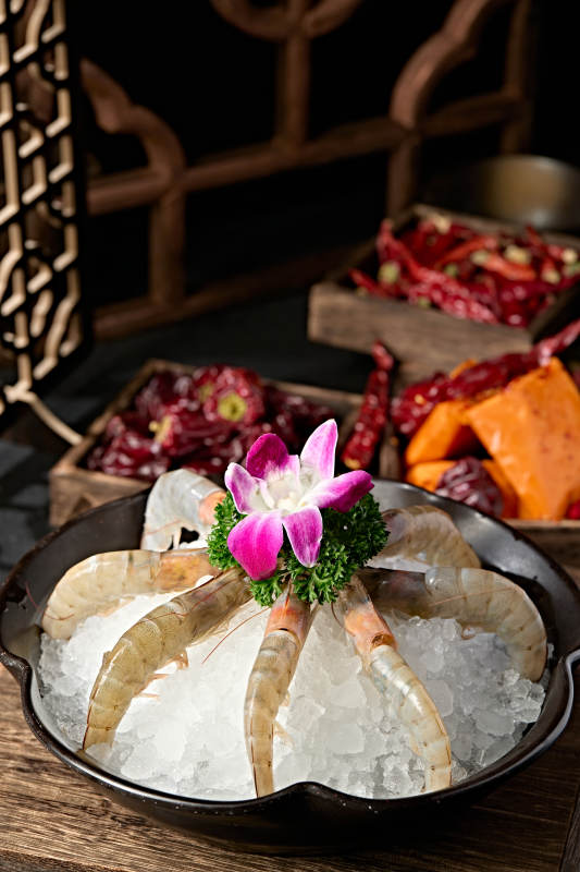 川渝火锅涮品食材生鲜大明虾图片