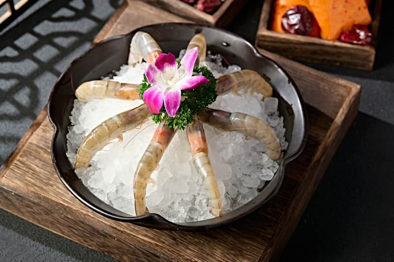川渝火锅涮品食材生鲜大明虾图片