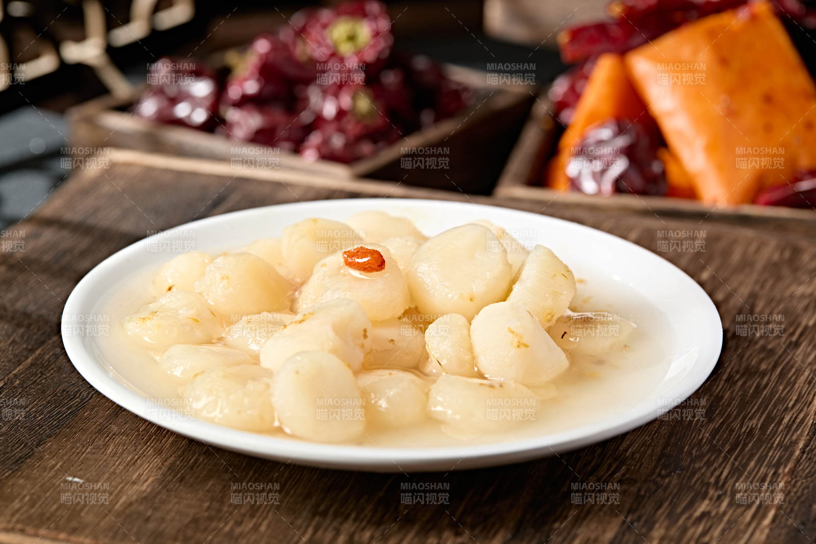 美味小吃凉菜糖水腌马蹄图片