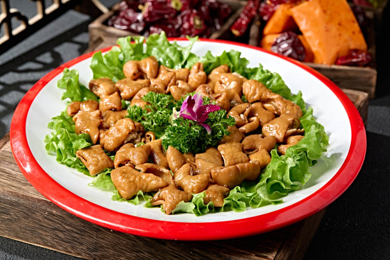 川渝火锅涮品食材卤汁猪大肠肥肠图片