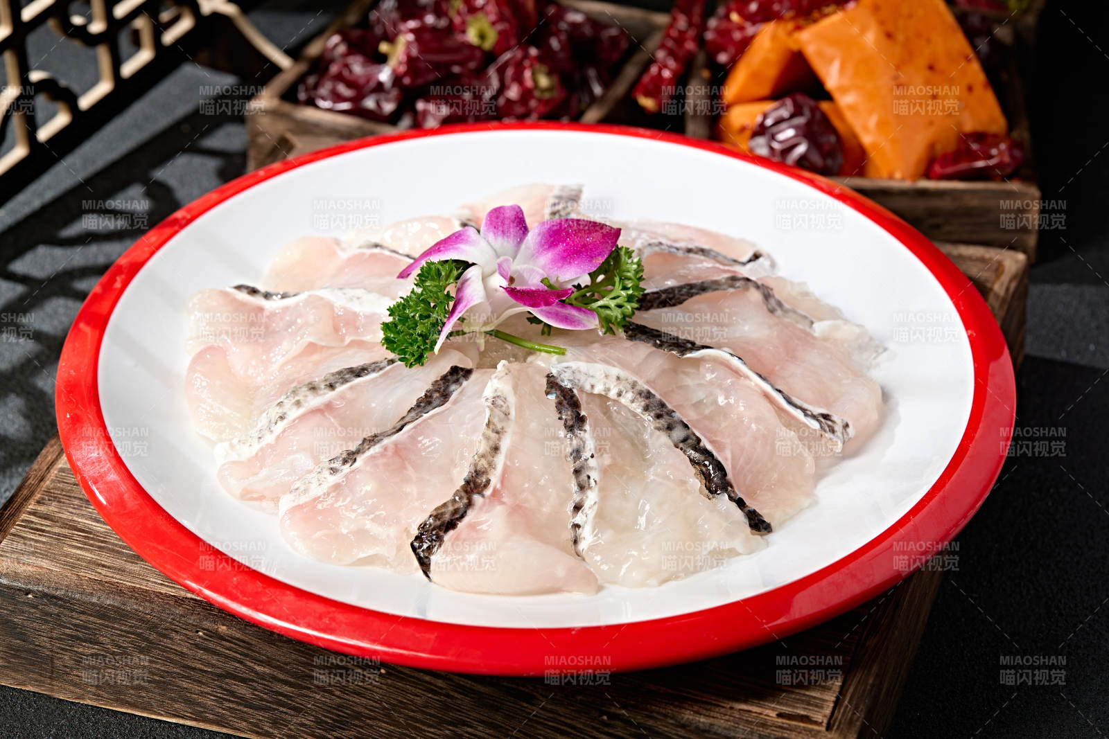 川渝火锅涮品食材生鲜草鱼片图片