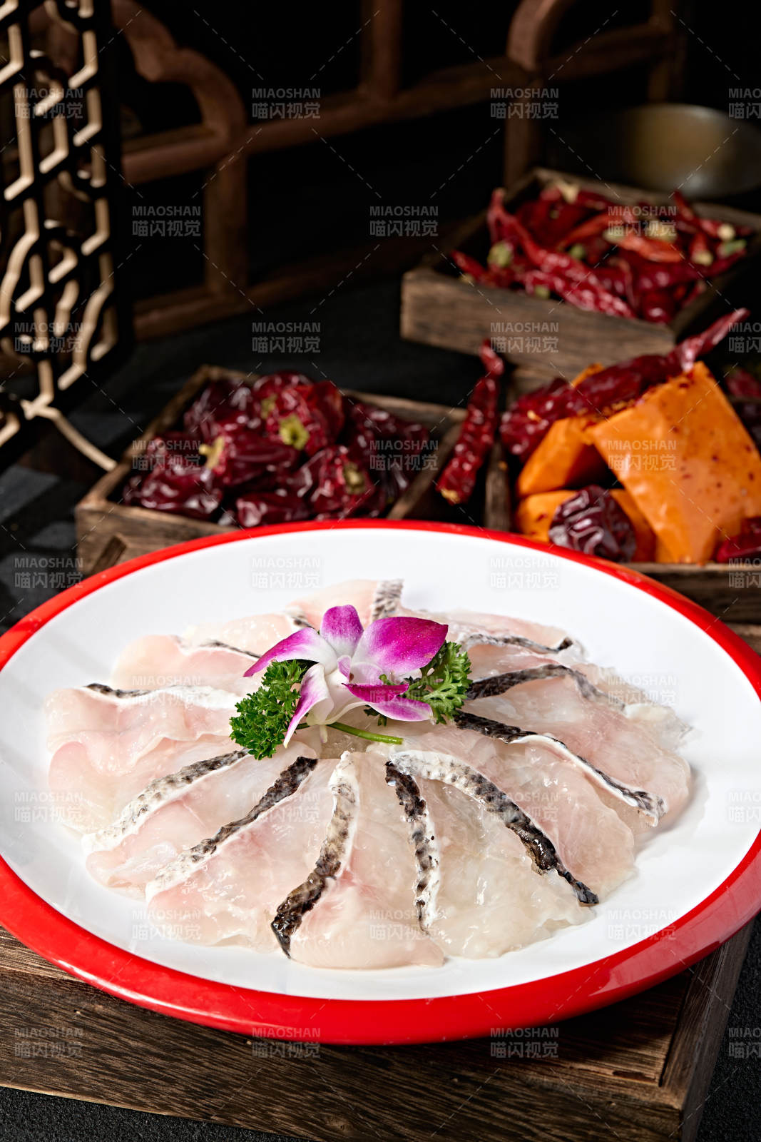 川渝火锅涮品食材生鲜草鱼片图片