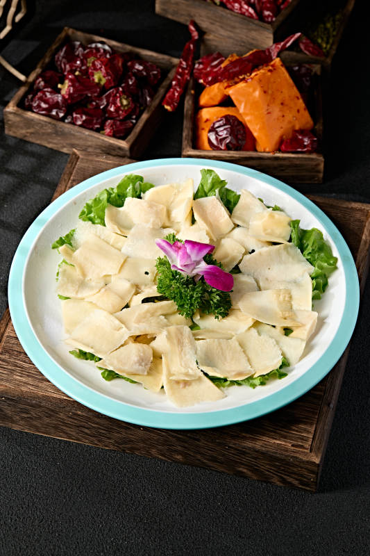 重庆火锅食材牛黄喉牛心管图片