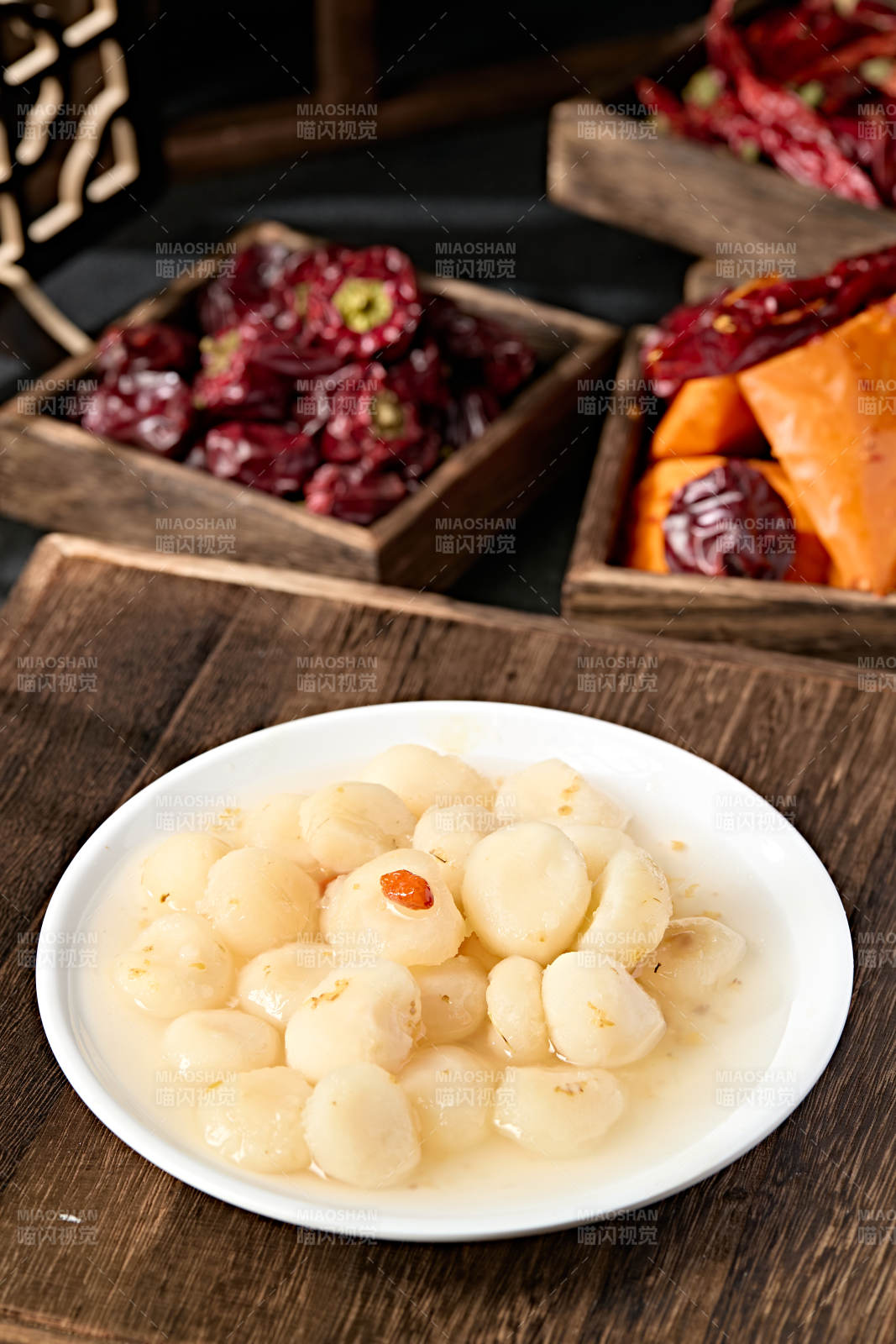 美味小吃凉菜糖水腌马蹄图片