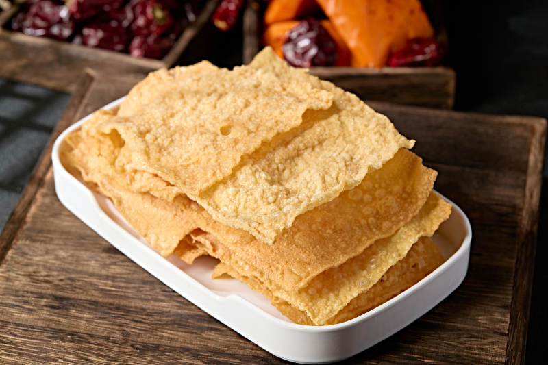 火锅涮品食材油炸豆油皮图片