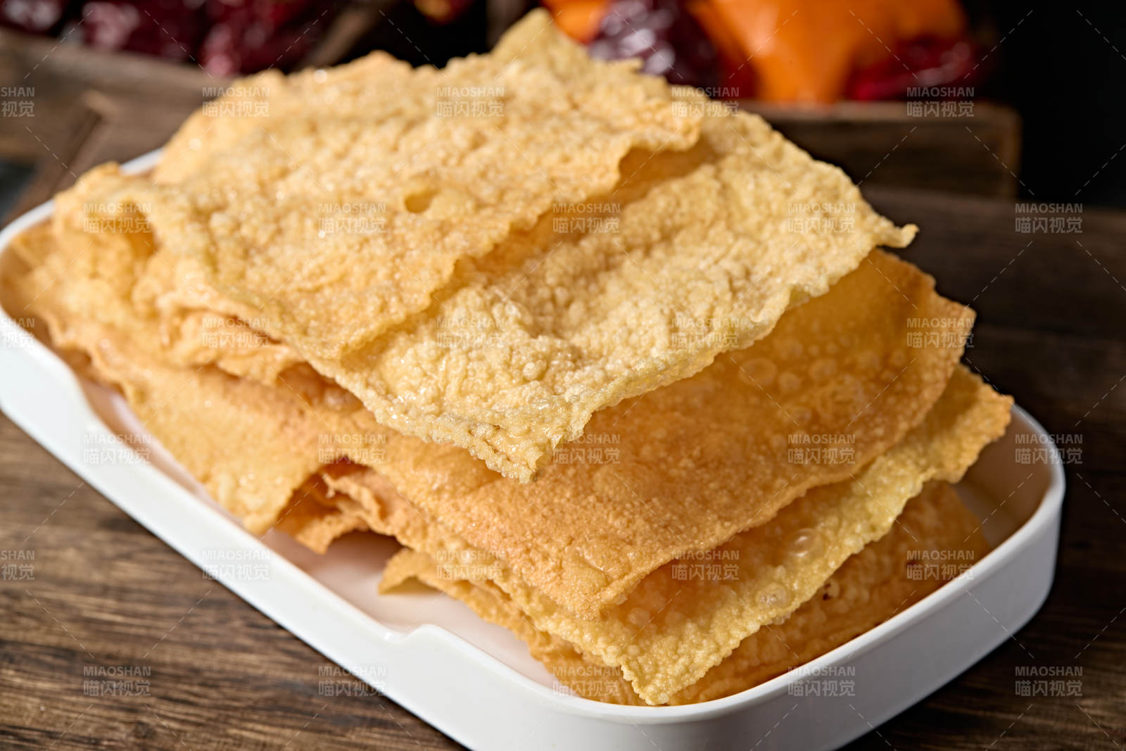 火锅涮品食材油炸豆油皮图片