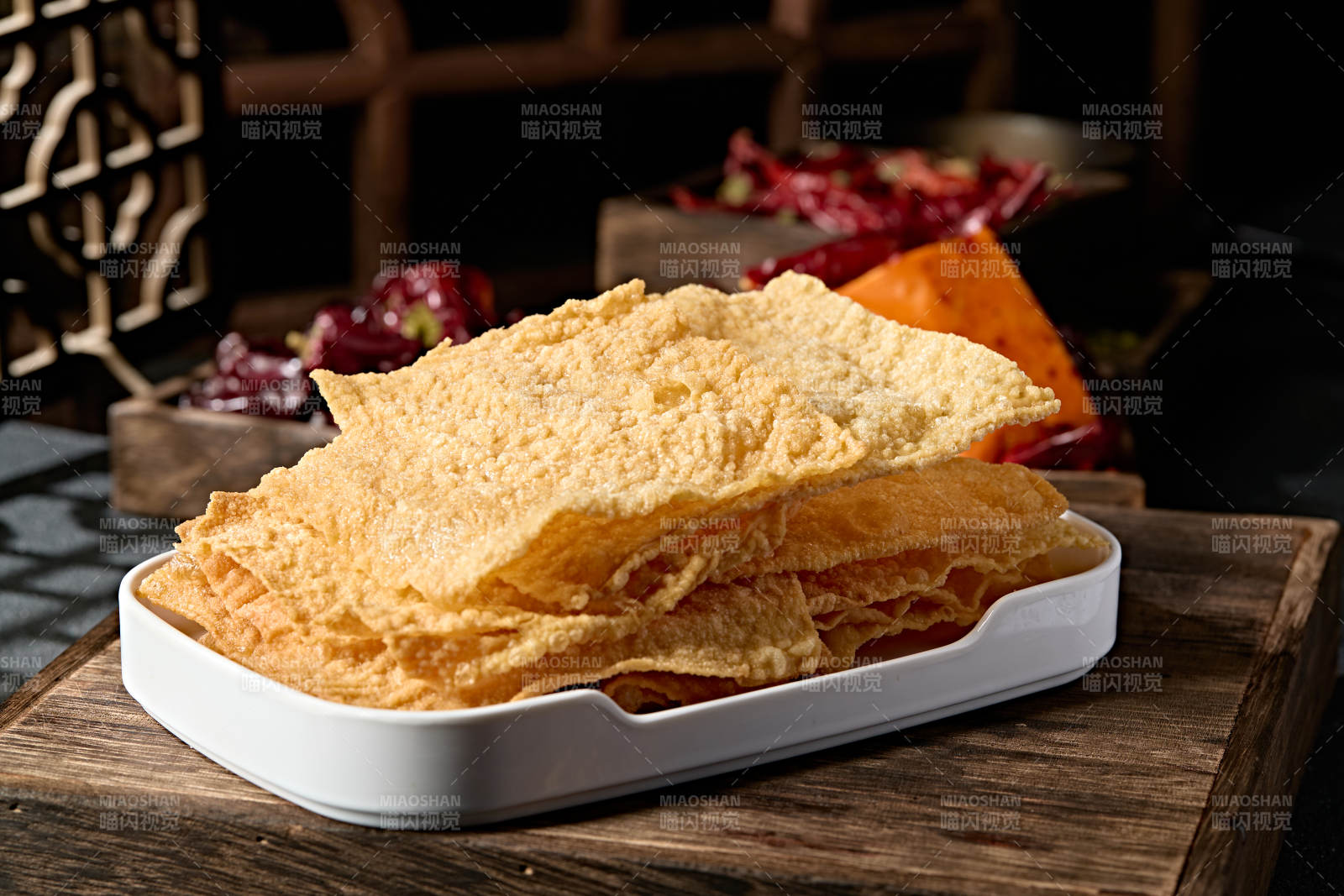 火锅涮品食材油炸豆油皮图片