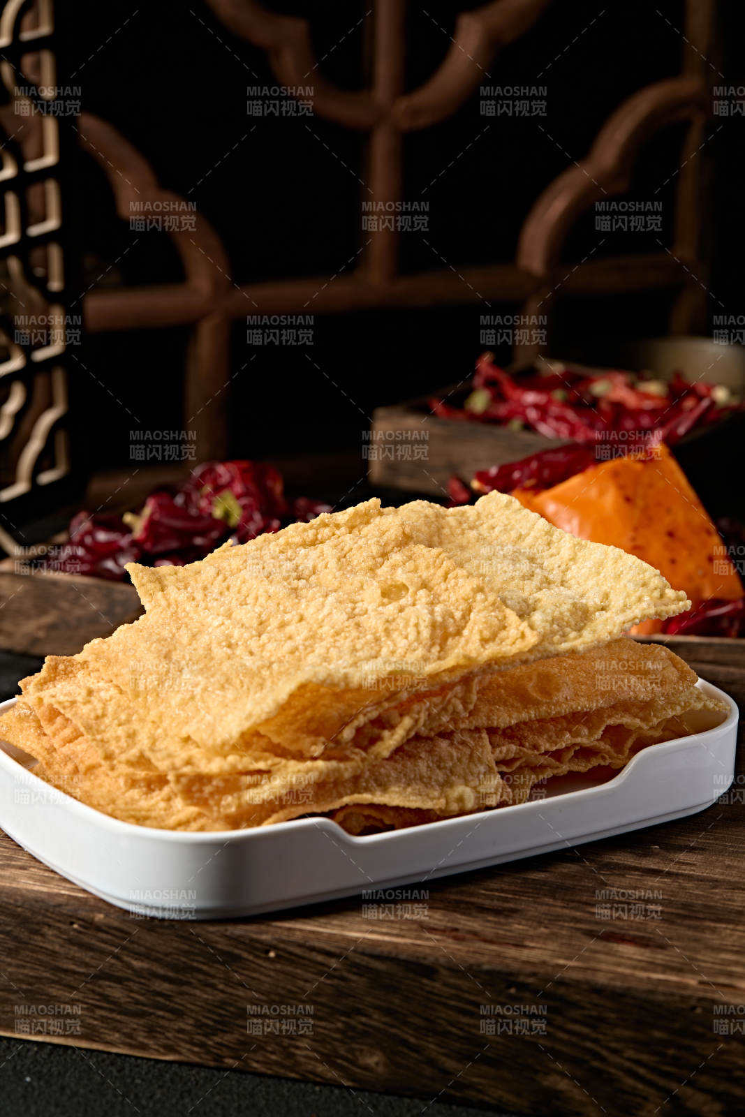 火锅涮品食材油炸豆油皮图片