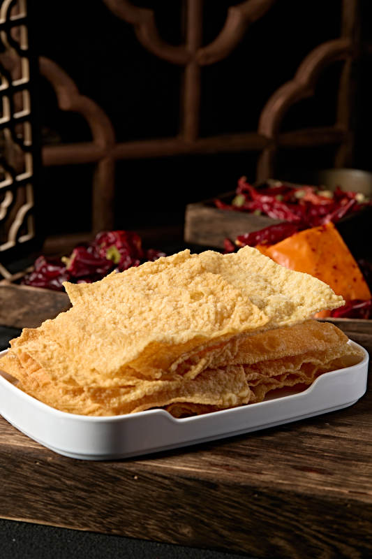 火锅涮品食材油炸豆油皮图片