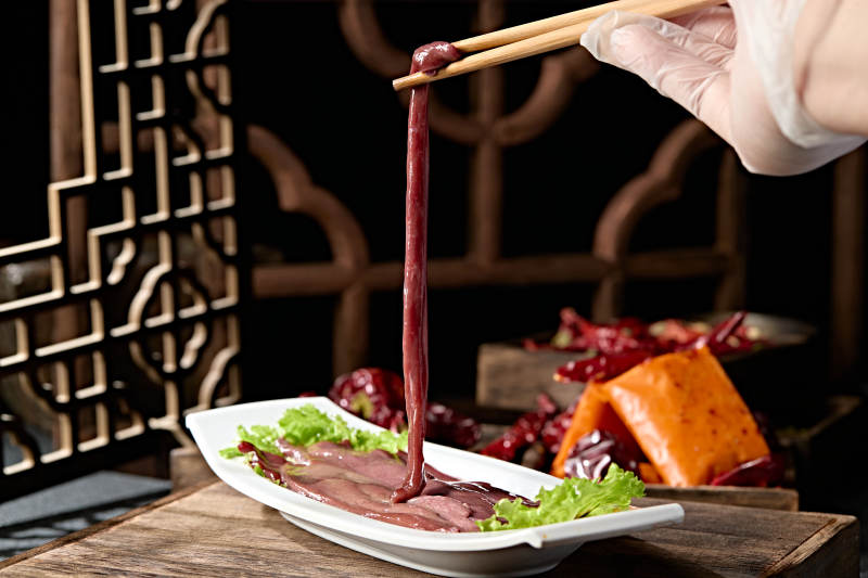 重庆火锅食材大刀猪肝片图片