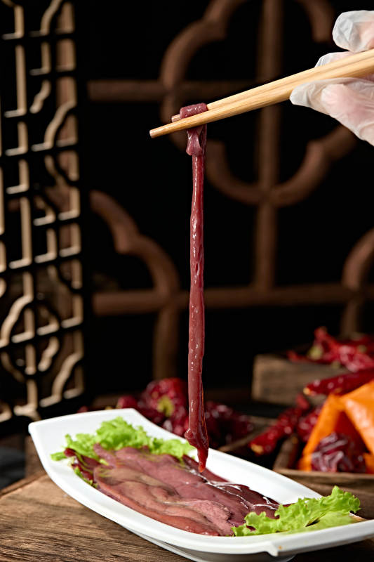 重庆火锅食材大刀猪肝片图片