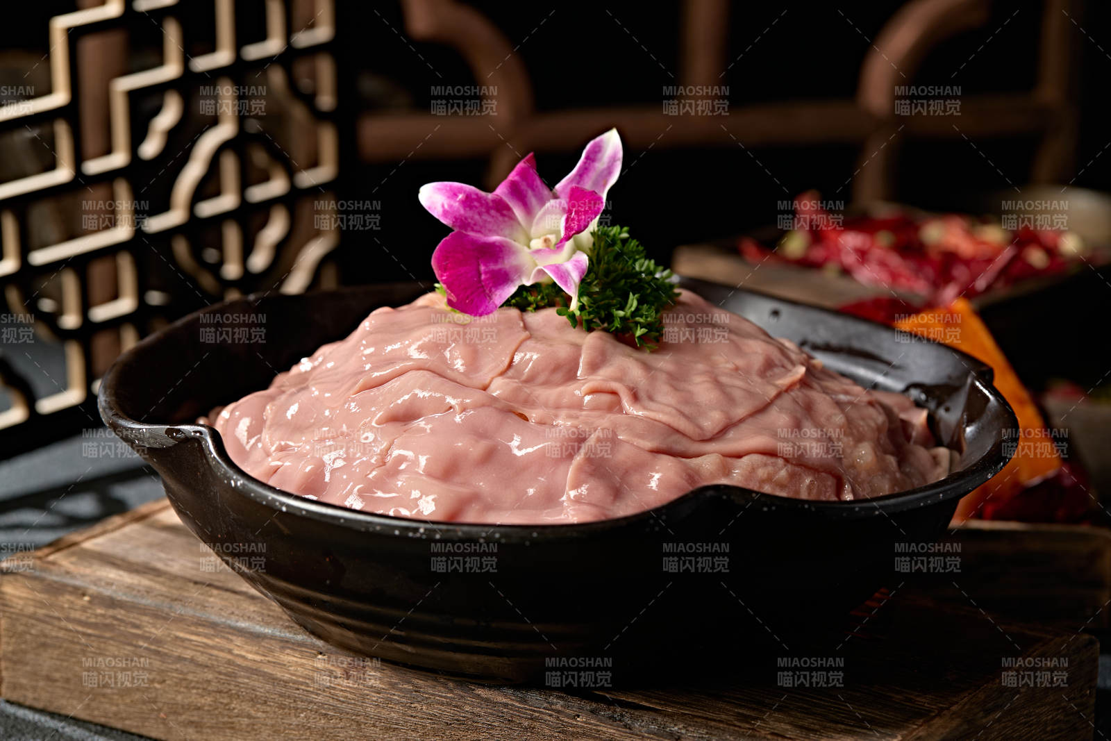 重庆火锅食材大刀猪腰片图片