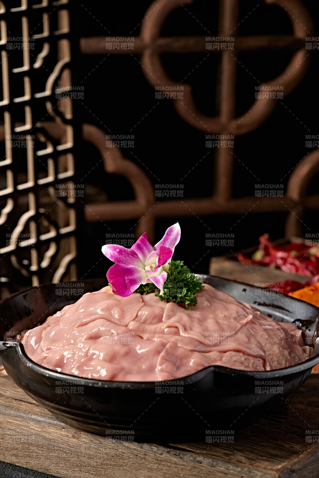 重庆火锅食材大刀猪腰片图片