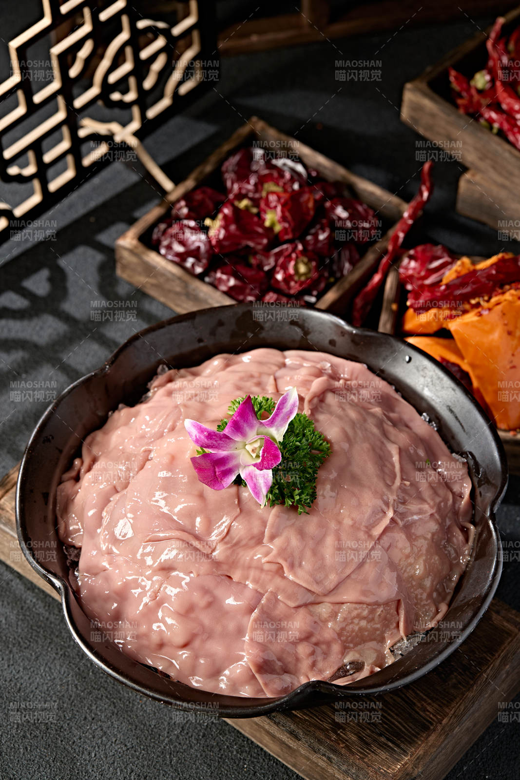 重庆火锅食材大刀猪腰片图片