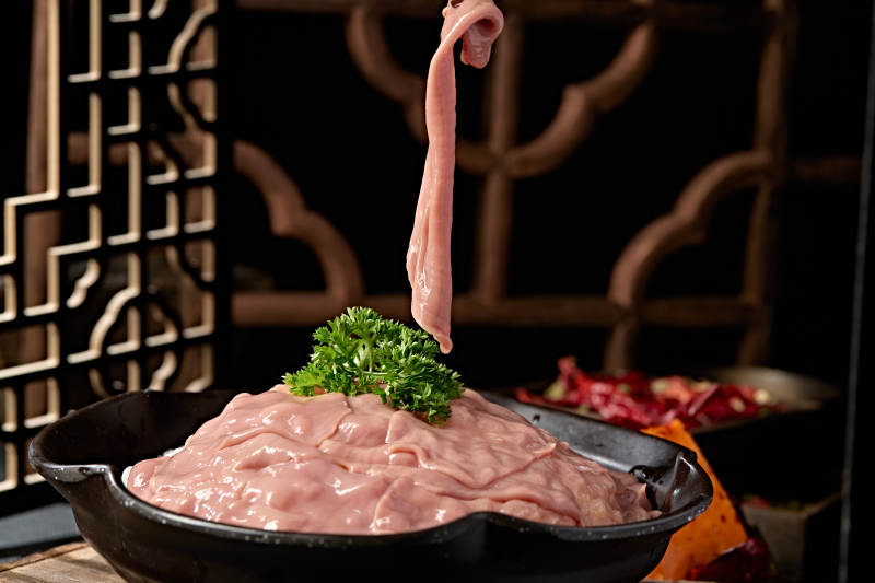 重庆火锅食材大刀猪腰片图片