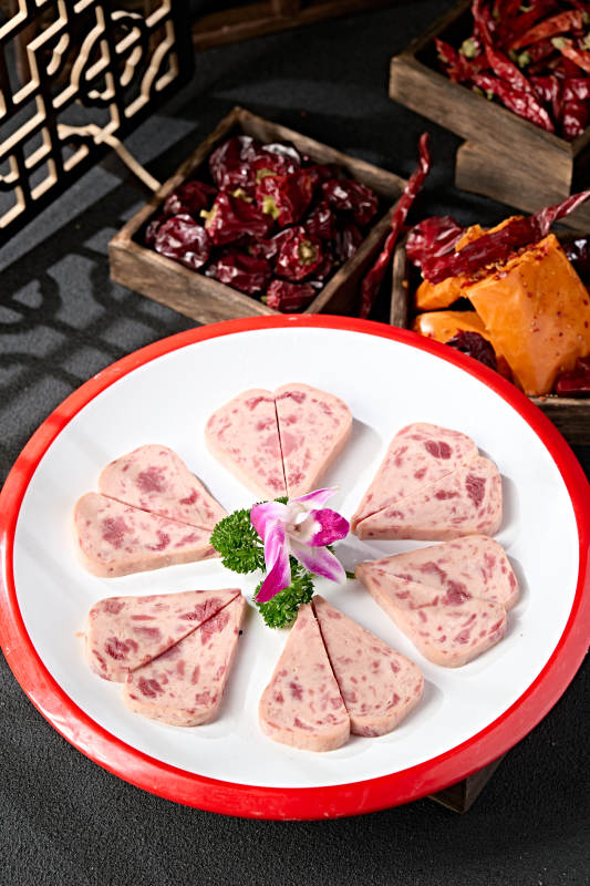 火锅涮品食材罐头午餐肉图片