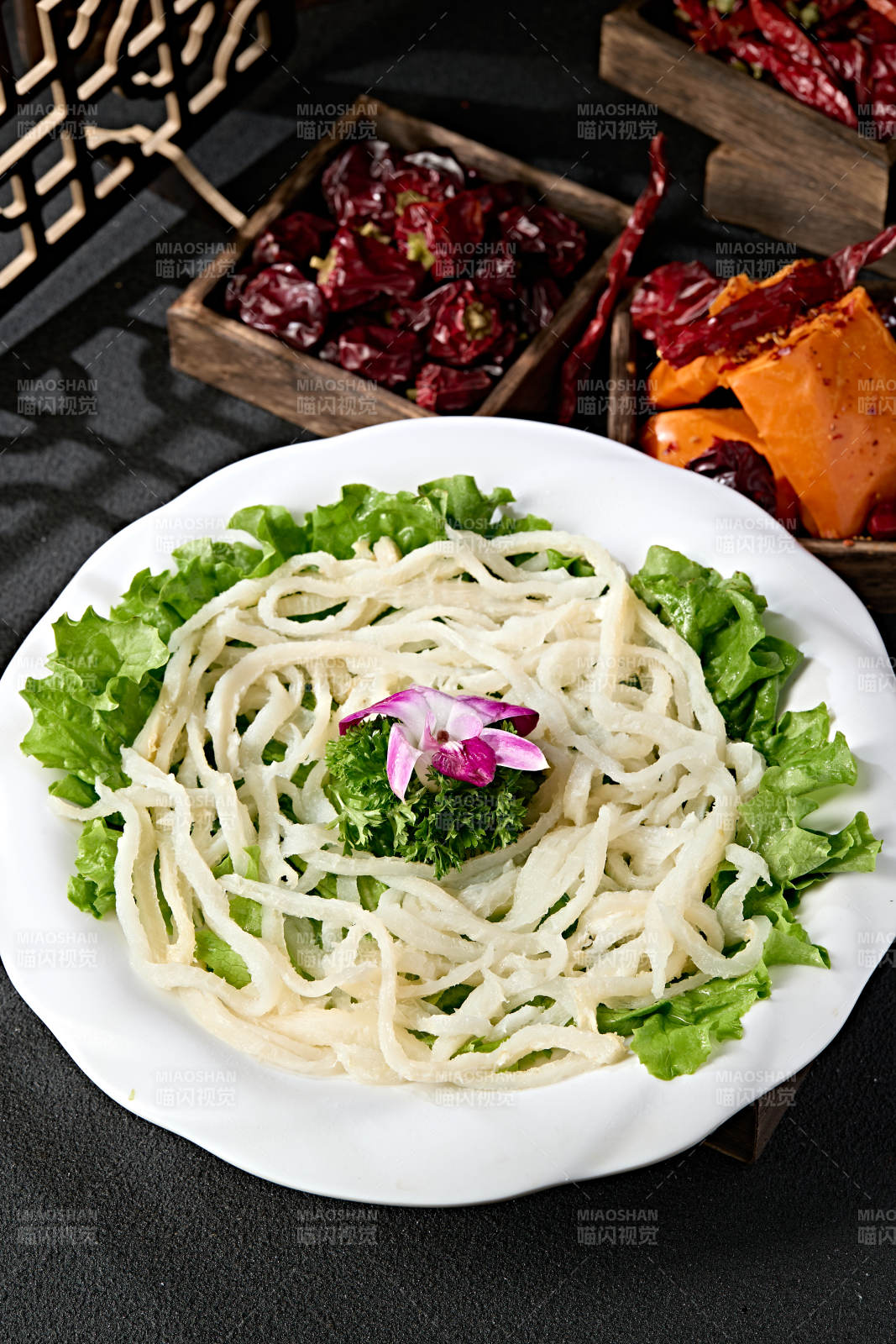 火锅涮品食材牛金钱肚丝图片