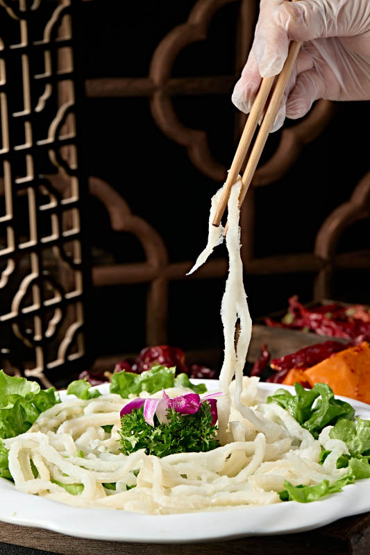 火锅涮品食材牛金钱肚丝图片