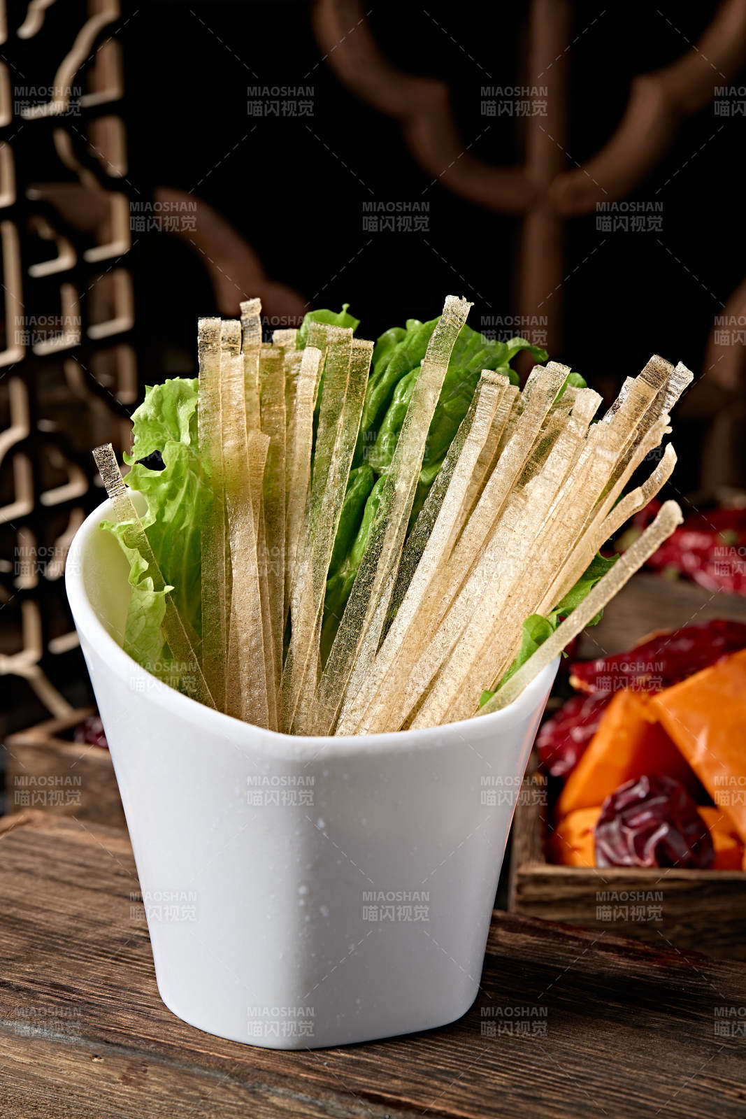 重庆火锅食材苕皮粉条图片