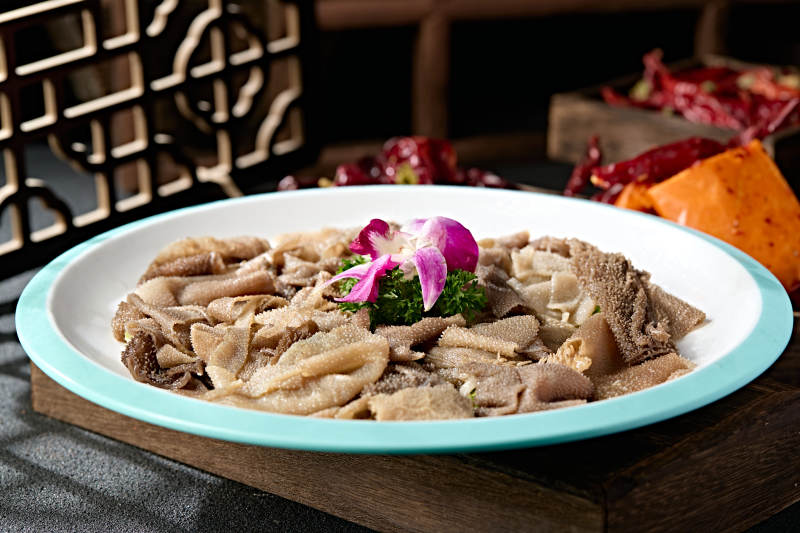 重庆火锅食材碎毛肚图片