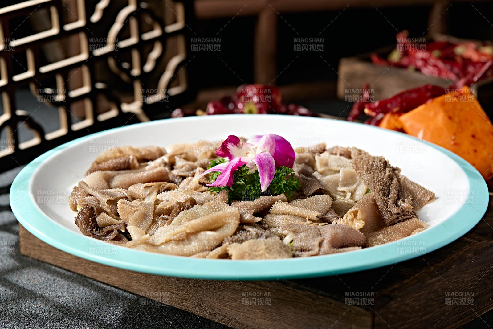 重庆火锅食材碎毛肚图片