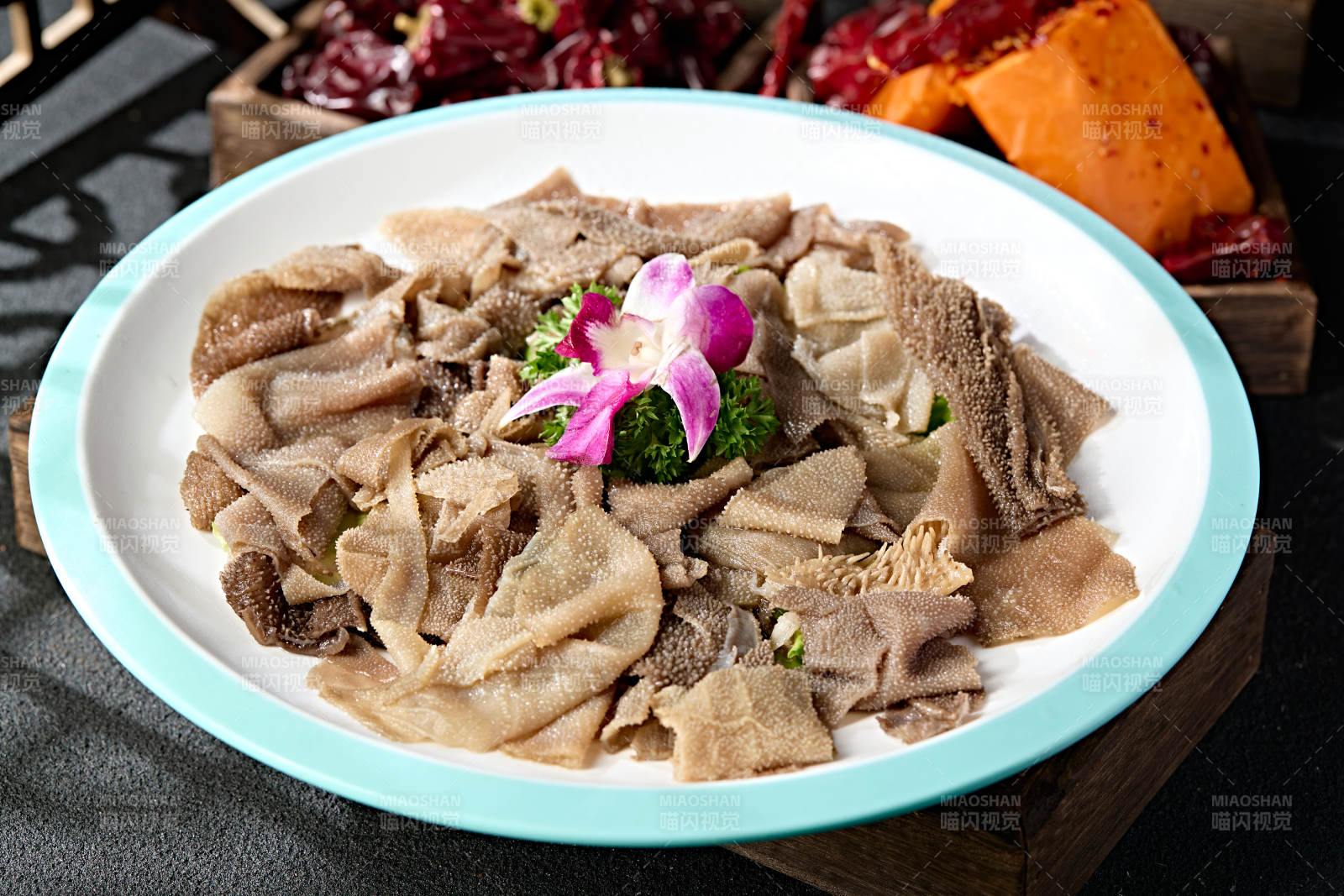 重庆火锅食材碎毛肚图片