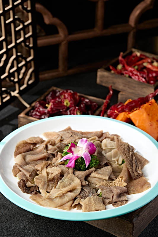 重庆火锅食材碎毛肚图片