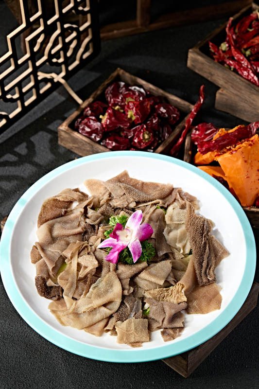 重庆火锅食材碎毛肚图片