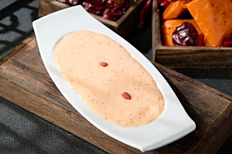 川渝火锅涮品墨鱼泥滑墨鱼糜滑图片