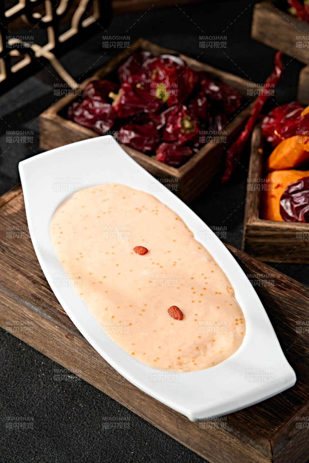 川渝火锅涮品墨鱼泥滑墨鱼糜滑图片