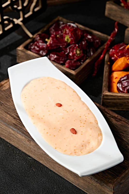 川渝火锅涮品墨鱼泥滑墨鱼糜滑图片