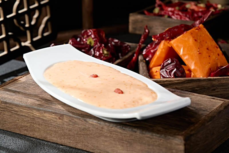 川渝火锅涮品墨鱼泥滑墨鱼糜滑图片