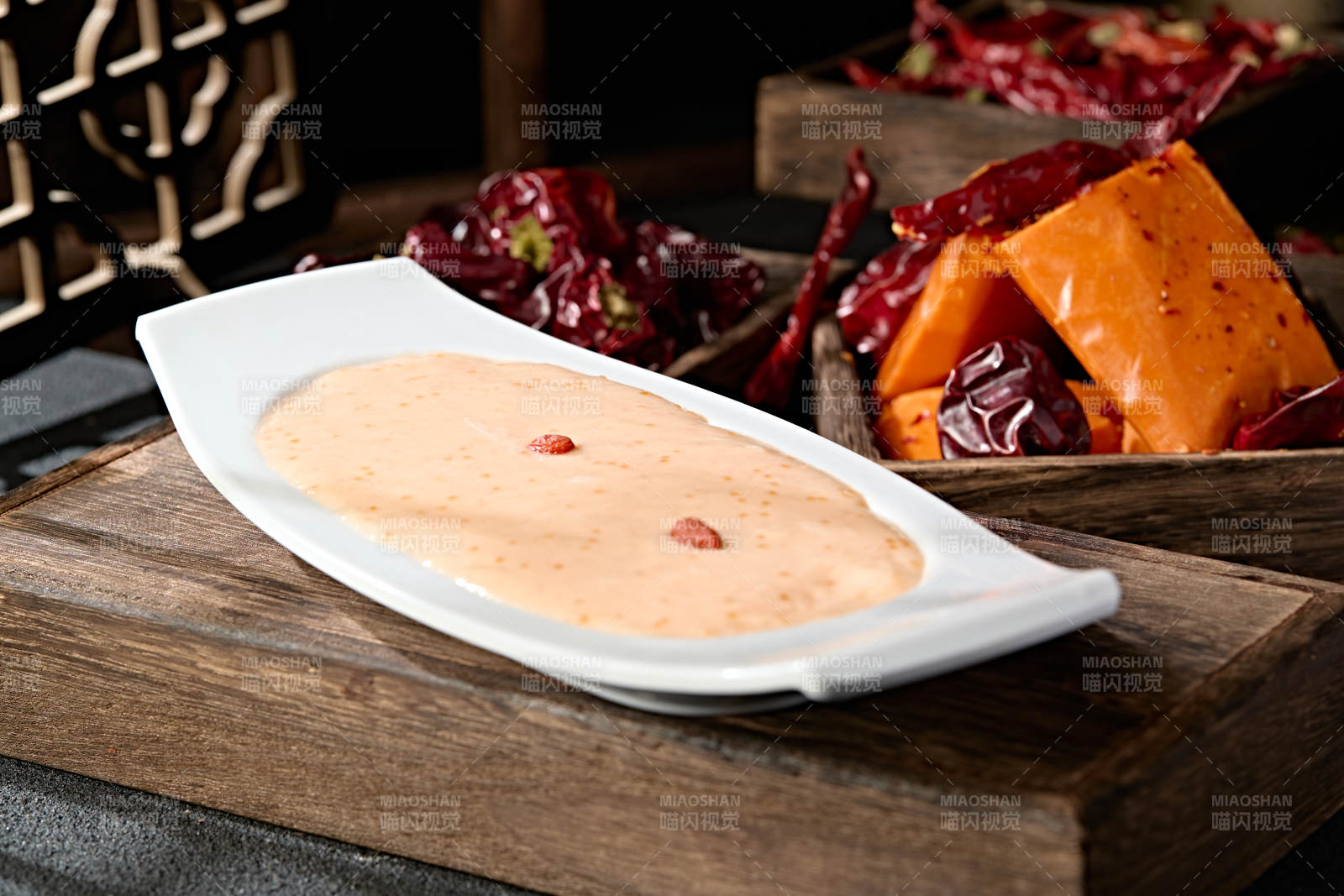 川渝火锅涮品墨鱼泥滑墨鱼糜滑图片