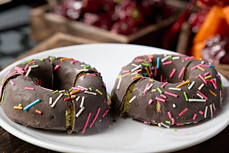 美式甜点小吃甜甜圈图片