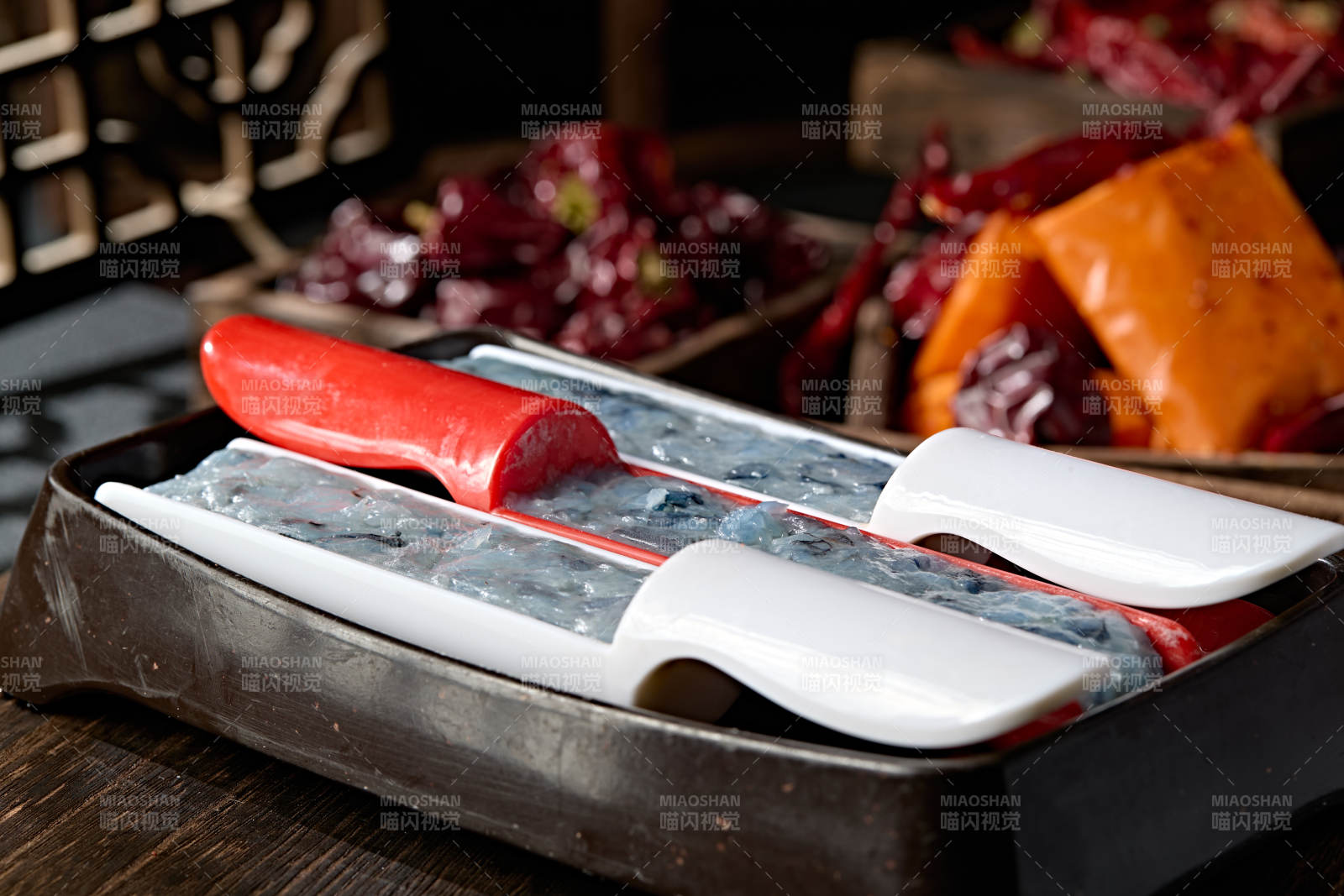 火锅涮品食材黑虎虾滑虾黑虎虾泥图片