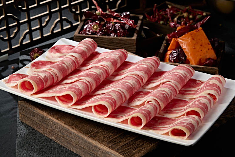 鄂尔多斯黄膘牛肉切片图片