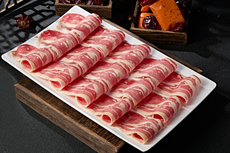 鄂尔多斯黄膘牛肉切片图片