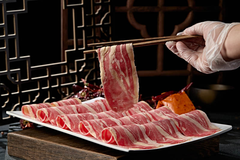 鄂尔多斯黄膘牛肉切片图片