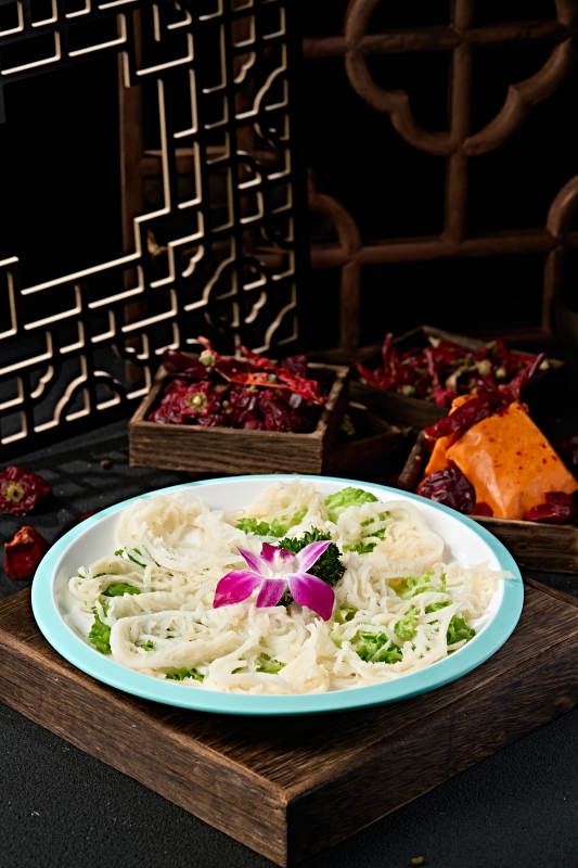 火锅涮肉食材牛千层肚丝脆肚丝图片