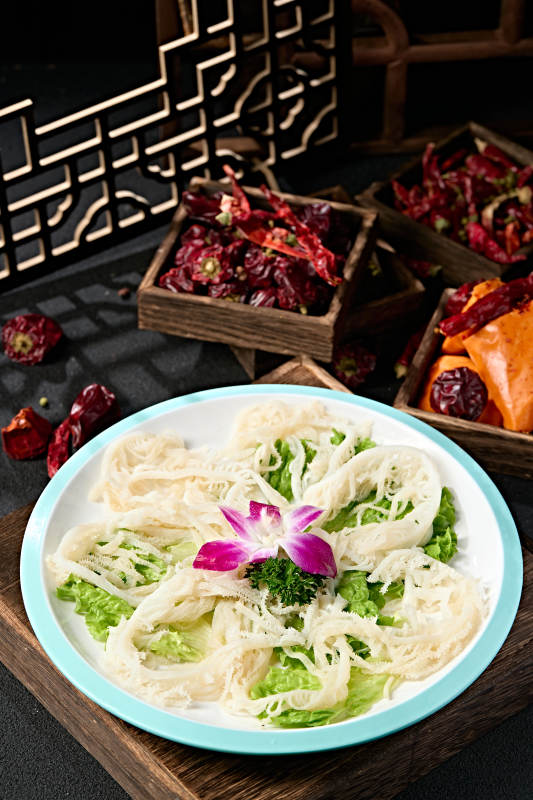 火锅涮肉食材牛千层肚丝脆肚丝图片