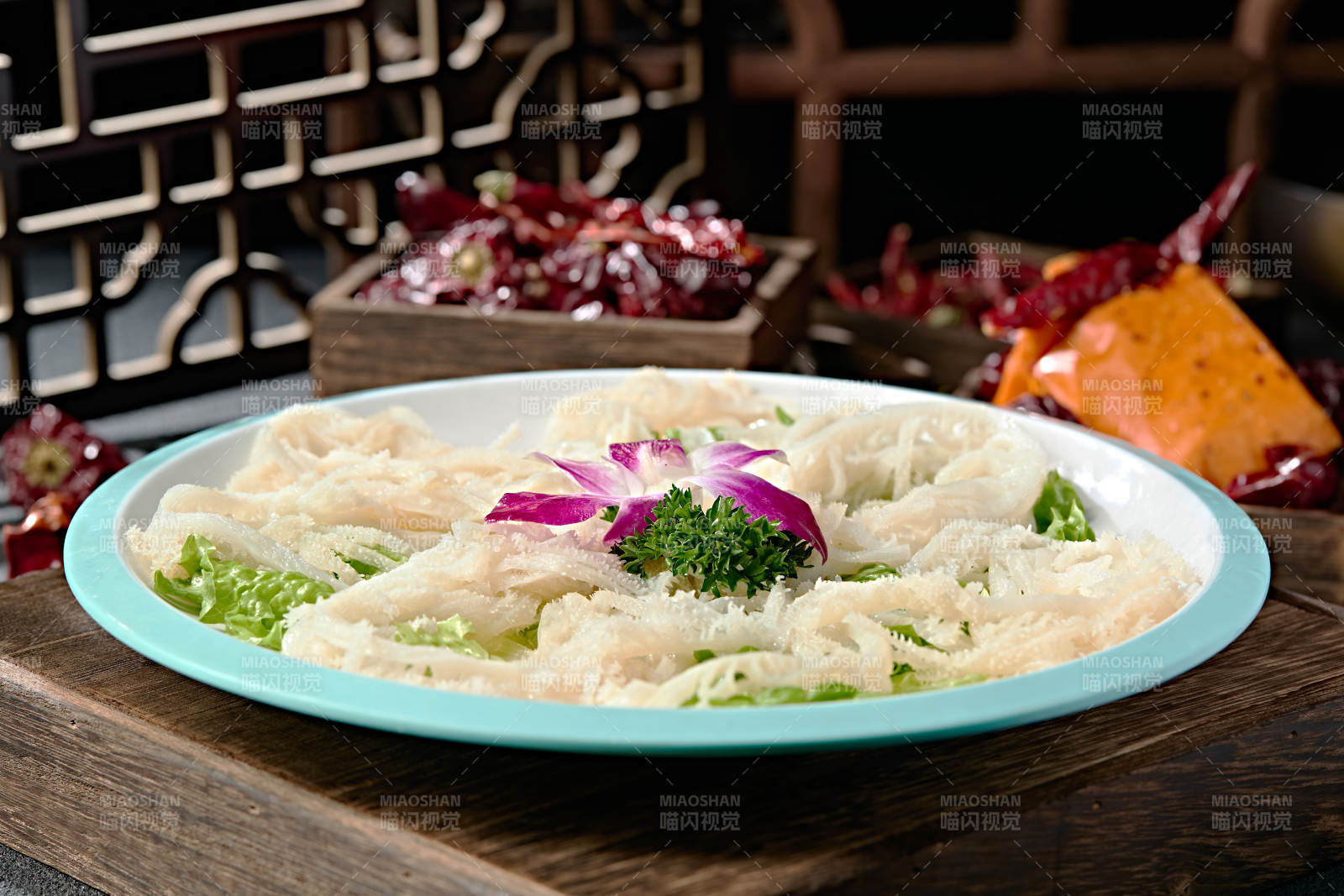 火锅涮肉食材牛千层肚丝脆肚丝图片