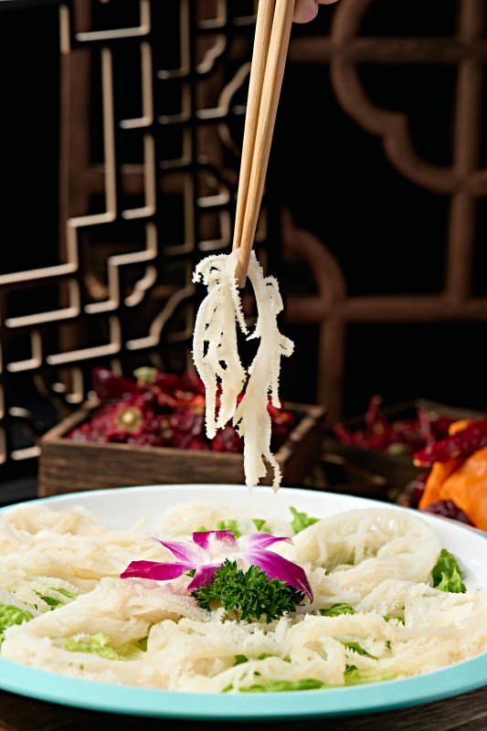 火锅涮肉食材牛千层肚丝脆肚丝图片