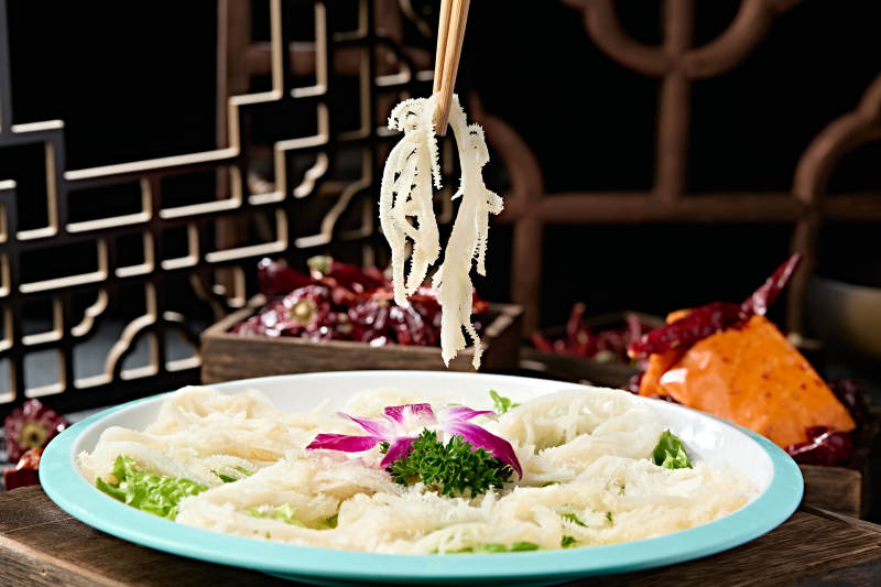 火锅涮肉食材牛千层肚丝脆肚丝图片