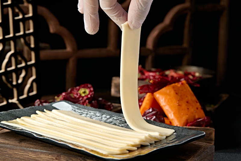 海底捞火锅食材手扯面条图片