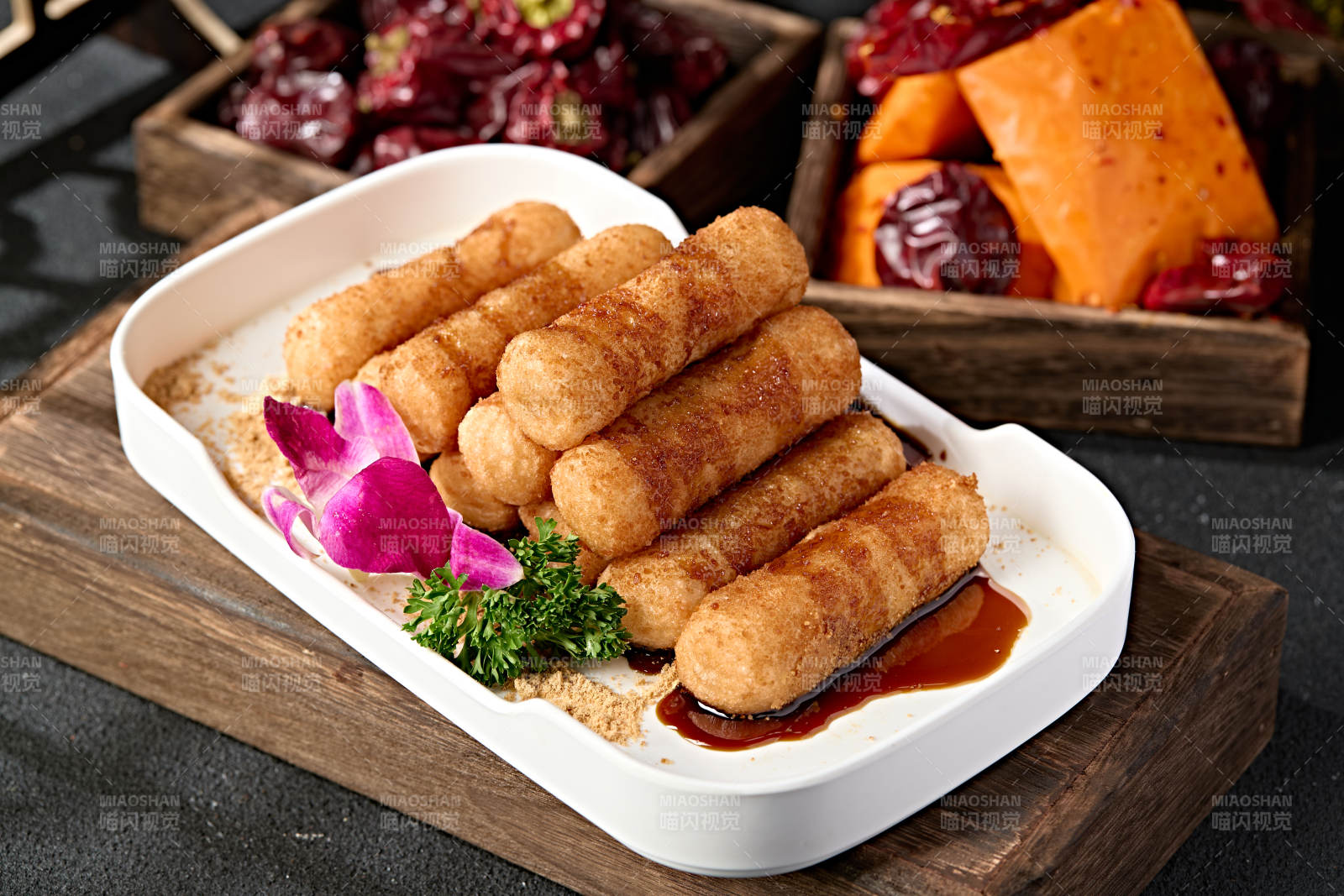 美味小吃红糖滋粑图片