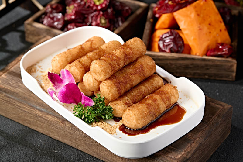 美味小吃红糖滋粑图片