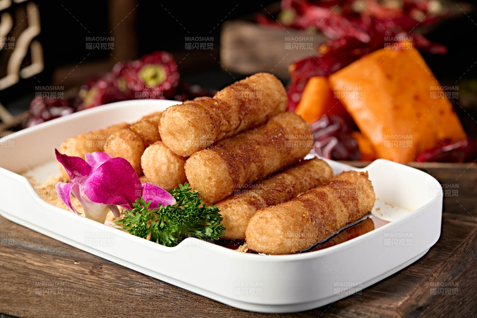 美味小吃红糖滋粑图片