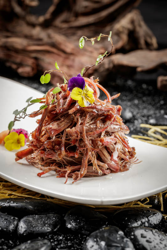 峨嵋手撕驴肉图片